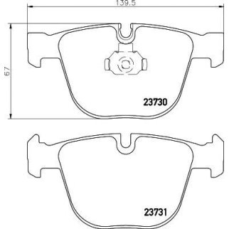 Колодки тормозные задние к-кт TEXTAR 23730 01 фото