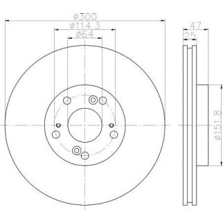 Диск тормозной передний вентилируемый TEXTAR 92140903 фото