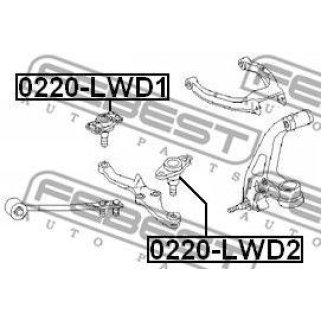 Опора шаровая FEBEST 0220-LWD2 фото