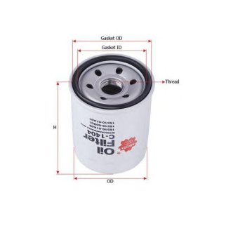 Фильтр масляный SAKURA C1404 фото