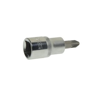 Насадка-вставка с битой Pozidrive PZ3" 1/2" 22мм L=60мм ЭВРИКА фото 1