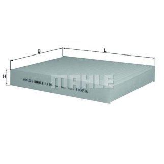 Фильтр салона KNECHT LA 686 фото