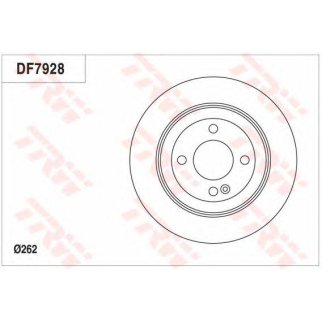 Диск тормозной задний TRW DF7928 фото