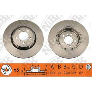 Диск тормозной NiBK RN1246 фото