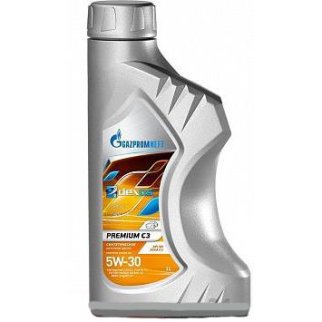 Масло моторное Gazpromneft Premium C3 5W-30 синтетическое 1 л 253142229 фото