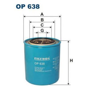 Фильтр масляный FILTRON OP 638 фото