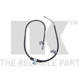 Трос стояночного тормоза задний левый / CITROEN C-Crosser,MITSUBISHI Outlander-II,PEUGEOT 4007 (диск фото