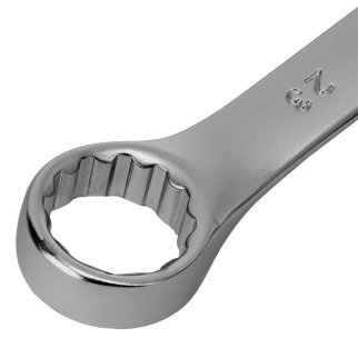 Ключ комбинированный 23 мм, CrV, матовый хром STELS фото 4