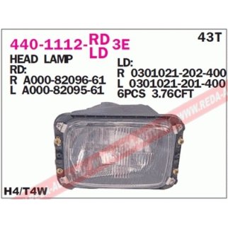 Фара левая DEPO 440-1112L-LD3E фото