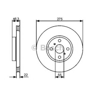 Диск тормозной BOSCH 0 986 479 431 фото