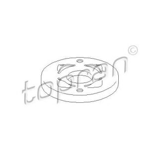 Проставка под заднюю пружину topran 108083755 фото