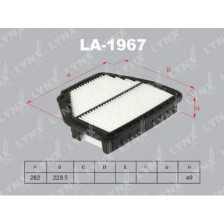 Фильтр воздушный LYNXauto LA-1967 фото