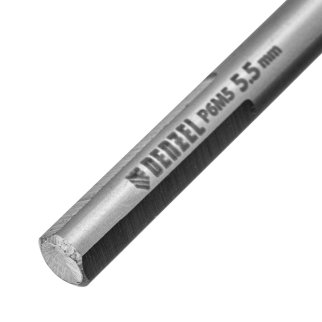 Сверло спиральное по металлу 5,5 x 93мм, Р6М5, Golden Tip // Denzel фото 4