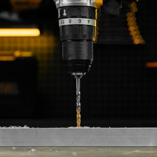 Сверло спиральное по металлу 5,5 x 93мм, Р6М5, Golden Tip // Denzel фото 8