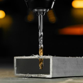 Сверло спиральное по металлу 5,5 x 93мм, Р6М5, Golden Tip // Denzel фото 9