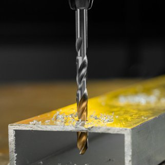 Сверло спиральное по металлу 5,5 x 93мм, Р6М5, Golden Tip // Denzel фото 10