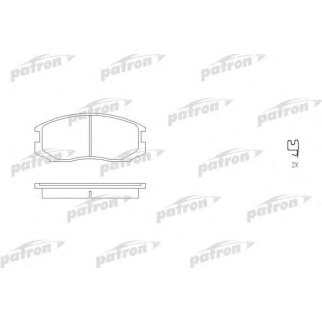 Колодки тормозные PATRON PBP759 фото