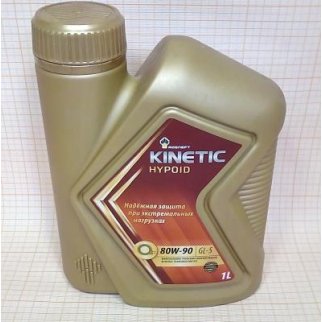 Масло трансмиссионное Rosneft Kinetic Hypoid 80W90 минеральное 1 л 40817332 фото