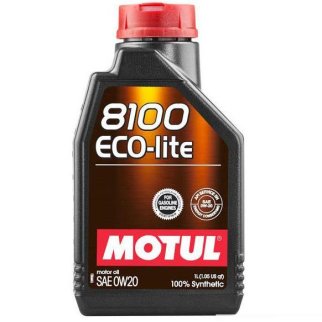 Масло моторное 0W20 MOTUL 1л синтетика 8100 ECO-LITE SN/CF фото
