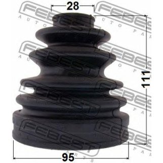 0117-KDN165_пыльник ШРУСа наружный к-кт! Lexus RX270 08-15 фото