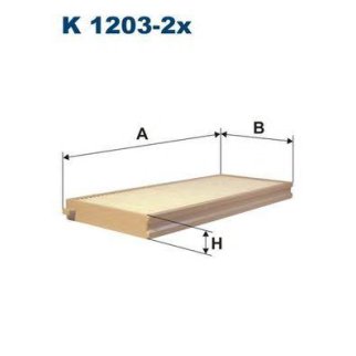 Фильтр салона FILTRON K 1203-2x фото