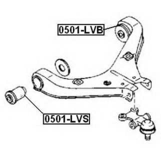 САЙЛЕНТБЛОК ПЕРЕДНИЙ ПЕРЕДНЕГО РЫЧАГА фото