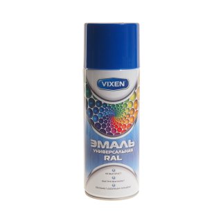 Эмаль универсальная VIXEN синяя (RAL 5005) (аэрозоль) 520 мл фото