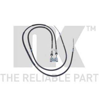 Трос стояночного тормоза задний левый,правый / FORD FORD Courier,Fiesta-IV, Ka, Puma (барабанные тор фото