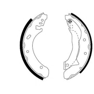 Колодки барабанные к-кт MINTEX MFR363 фото