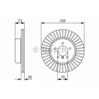 Диск тормозной BOSCH 0 986 479 773 фото