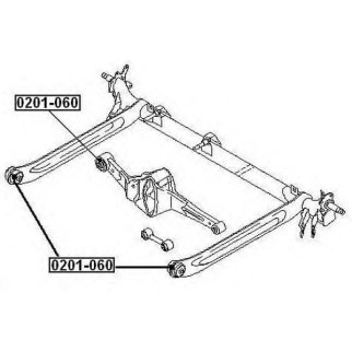 Сайлентблок ASVA 0201-060 фото
