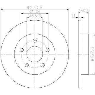Диск тормозной задний TEXTAR 92239003 фото