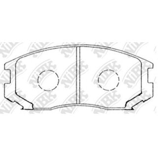 Колодки тормозные передние к-кт NiBK PN3285 фото