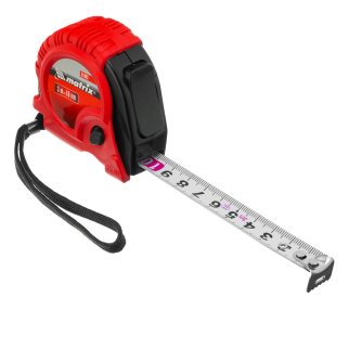 Рулетка 3м 16мм Rubber обрезиненный корпус MATRIX фото 5