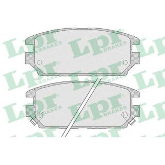 Колодки тормозные задние дисковые к-кт Lpr 05P1016 фото