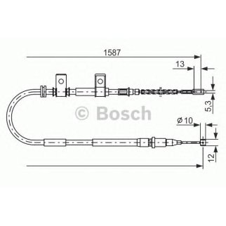 Трос стояночного тормоза правый BOSCH 1 987 477 717 фото