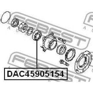 Подшипник ступичный задний 45x90x51x54 фото