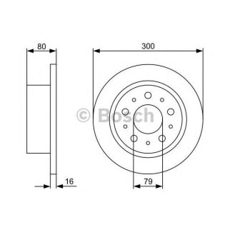 Диск тормозной BOSCH 0 986 479 317 фото