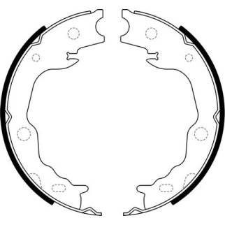 Колодки барабанные к-кт TRIALLI GF 4415 фото 4