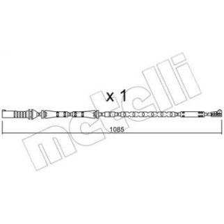 Датчик износа колодок METELLI _SU.284 фото
