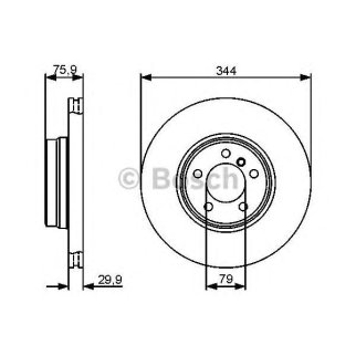 Диск тормозной BOSCH 0 986 479 475 фото