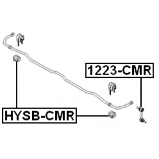 Втулка (сайлентблок) заднего стабилизатора FEBEST HYSB-CMR фото 2
