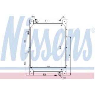 Радиатор основной Nissens 62871 фото