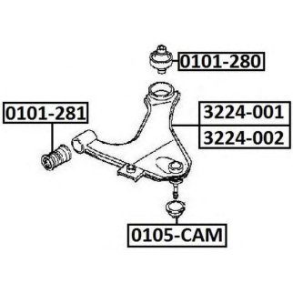 Рычаг передний правый ASVA 3224-002 фото