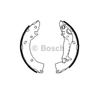 Колодки барабанные к-кт BOSCH 0 986 487 697 фото