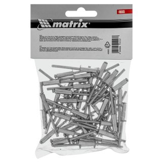 MATRIX 40665 Заклепки вытяжные 4,8x16мм алюминиевые 50шт фото 4
