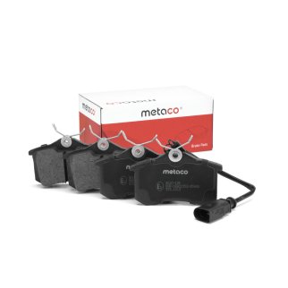 Колодки тормозные задние дисковые к-кт metaco 3010-126 фото
