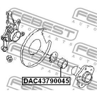 Подшипник ступицы FEBEST DAC43790045 фото