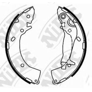 Колодки барабанные к-кт NiBK FN0610 фото