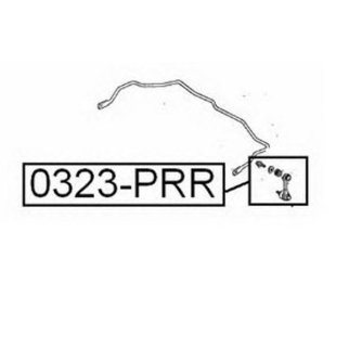 Стойка заднего стабилизатора ASVA 0323-PRR фото